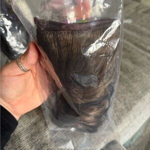 Brown Clip-In Hair Extensions - Natural Dark Brown